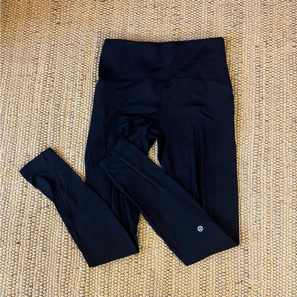 Lululemon Black Fleece Lined Leggings